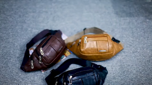 กระเป๋าคาดอก กระเป๋าคาดเอว หนัง pu 3 สี หยิบจับเงินสะดวกมาก