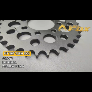 GEAR GIR SET  GIR PAKET ASTREA GRAND LEGENDA ASTREA PRIMA 14T 35T 428H 100L