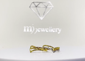 MJ Jewellery 375/9K Gold V-Shaped Ring C85