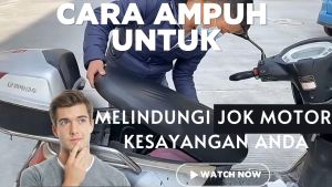 Sarung Cover Jok Motor ELASTIS Premium 100% Waterproof Bahan Tidak Licin untuk motor NMAX PCX AEROX LEXI ADV Dll