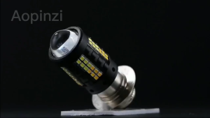 1PC Super Bright T19 P15D Motorcycle LED Headlight H4 H6 BA20D Bulbs 6500K White Yellow Light Two-Color Fog Light