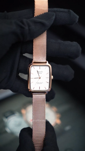 Jam Tangan Pria Alexandre Christie Classic AC 8699 MHBRGSL White Dial Rosegold Stainless Steel Strap