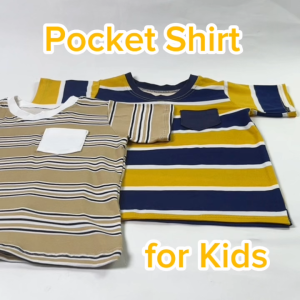 BigboxPH Kids Everyday Fashion T-Shirt with Side Pocket for Boys 1-12 Years Old