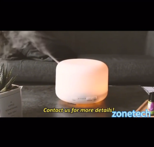 500ml 7 LED Color Aromatherapy Essential Oil Diffuser Ultrasonic Air Humidifier/ Air Treatment WITH OIL
