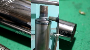 Knalpot Racing R1 Garing untuk Motor 2 Stroke - Warna Perak