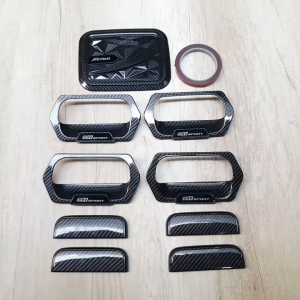 Paket Variasi Outer Pintu Handle Tank Cover Mobil Xenia Lama 2007 - 2011 GR Sport Carbon