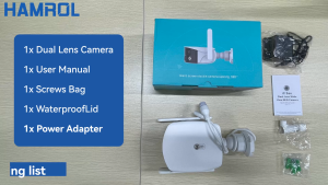 Hamrol 8MP 4K Dual Lens 180° Wide Angle Wifi IP Camera: Features & Benefits
