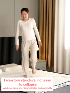 COZY latex thicken uratex mattress nocollapse foldable breathable aid-sleep tatami mattress nodeformation