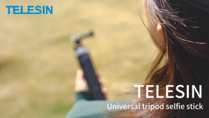 TELESIN 148cm 360 Ballhead Tripod Selfie Stick for Action Camera