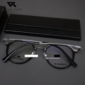 SSON TVTE Kacamata Geometric Metal Titanium Radiasi Blueray Photocromic Bluecromic PriaWanita T23122