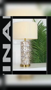 Đèn bàn chao vải độc đáo phong cách cổ điển trang trí không gian phòng ngủ phòng sách