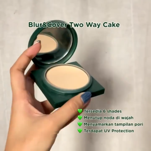 Luxcrime Blur & Cover Two Way Cake Full Size || Luxcrime Blur & Cover Two Way Cake Mini Size