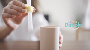 Little Dimple Straw & Clip - Sedotan Anak Aman