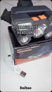 Nagada Senter Kepala Headlamp LED Rechargeable Anti Air C225 / Headlamp Sorot