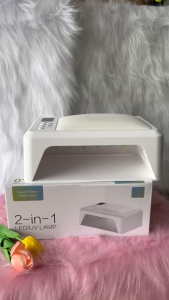 Máy Hơ Gel T8 công suất 72w 60 bóng LED/UV - Máy khoang rộng có đệm kê tay.