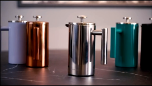 French Press Coffee Maker Coffee Press Coffee Pot Coffee Filter Stainless Steel TeaPot