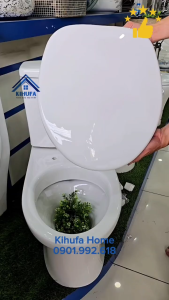 Nắp bồn cầu Đóng Êm thay thế chuẩn đẹp cầu INAX mã C108 C117 nắp bàn cầu Trắng Cao Cấp Chống Bám Bẩn N0K9