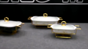 Hotel Quality Buffet Catering Ceramic Chafing Serving Dish Food Warmer