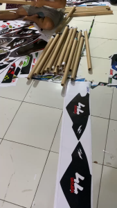 DECAL KAWASAKI KLX 150 2023 - BOLEH REQUES NAMA/NOMOR . AJR.RA.001