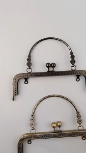 Frame Behel Tas Rajut 20 cm Aksesories Handle Tas Wanita