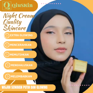 QiuSkin Paket Untuk Flek Hitam Dan Glowing Skincare pemutih kulit wajah dan Penghilang flek hitam