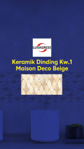 Luxagress Keramik Dinding Kw.1 Maison Deco Beige 30x60 Cm