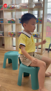 Elianware High Quality Kids Chair Stool Durable Kerusi Budak Plastic Chair(H 30cm)