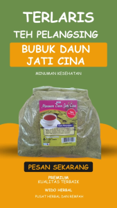 Termurah Bubuk Daun Jati Cina 250 gr Asli Good Quality