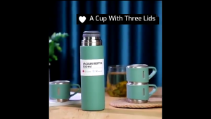 Termos Sultan Vacuum Flask Set / Botol Minum Cangkir Premium 500 ML Panas Dingin - SYS