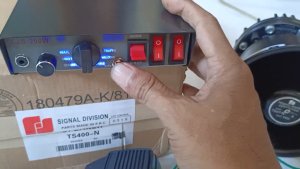 Modul Sirine Hitam & Sirip Bulat Gerigi NS400W