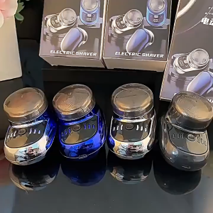 YouPin Official Store เครื่องโกนหนวดสำหรับท่องเที่ยวไฟฟ้าขนาดเล็กสำหรับผู้ชายขนาดกระเป๋าพกพาเดินทางรถยนต์บ้านมีดโกนชาร์จแบบไร้สายโกนหนวดมีดโกนหนวดหน้า