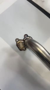 ท่อไอเสีย ท่อแทนแคท รถรุ่น เชฟ 6 เกียร์ งานดัด CNC เกรดสแตนเลส  201