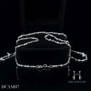 DCAM07 Dây chuyền bạc S925( KHÔNG KÈM MẶT) công nghệ xi độc quyền NanoShield- Tặng nước rửa cao cấp