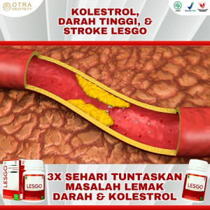 LESGO Obat Kolesterol Ampuh Lemak Darah Tinggi Obat Kolestrol Stroke Hipertensi Jantung Koroner BPOM