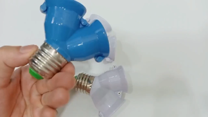 Đầu chia đui đèn 1 chia 2 đui xoáy chuẩn E27