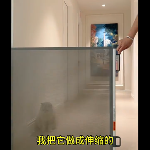 [DÁN HOẶC KHOAN] Thanh chắn cửa rào chắn thu gọn chắn trẻ em thú cưng ngăn cầu thang nhà bếp 1m8 3m mọi địa hình