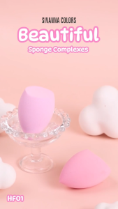 (ของแท้) ฟองน้ำไข่นุ่ม Beautiful Sponge Complexes พัฟนุ่มเนื้อแน่น ขนาดใช้งานง่าย HF01