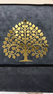 ต้นโพธิ์ทอง ต้นโพธิ์ทองกระจก ต้นโพธิ์หิ้งพระ ตัดเลเซอร์