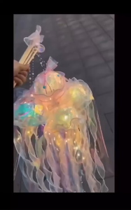 Lồng Đèn Sứa Phát Sáng Trung Thu LED 7 Màu – Đèn Cổ Trang Siêu Hot Rước Đèn Đẹp Như Thần Tiên