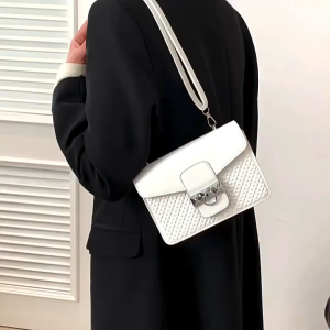 Two-Way Textured Crossbody/ Shoulder Bag