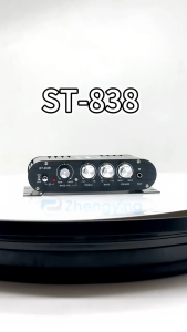 LVPIN Mini HiFi Stereo Amplifier Treble Bass Booster 12V