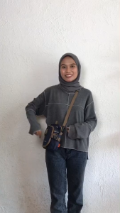 Tapaxco Tas Selempang Pria Wanita Vermin Mini Slingbag Casual Local Brand Kanvas Cordura