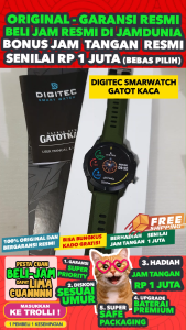 DIGITEC ORIGINAL - SMARTWATCH DIGITEC GATOT KACA HIJAU - - Men TR - Silicon - Hijau - Jamdunia / Jam dunia JD18 # Jam Tangan Pria Cowok Anti Air Watch DIGITAL $ DIGITEC SMARTWATCH