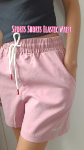 Sports Shorts Elastic Waist Loose Wide Legs Casual All-Match Shorts for Women Lady Girl