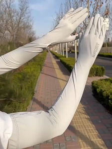 Bao tay chống nắng găng tay chống nắng nữ Sport dài chống tia UV UPF50+ có gai chống trơn - Happy Home 4U