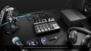 NewBaxs เครื่องผสมเสียง เครื่องผสมมืออาชีพ6-4-channel MX06-BT/MX04-BTเครื่องผสมสัญญาณ EQ ผล 16DSP สัญญาณ USB บลูทูธ/MP3 เครื่องขยายเสียง KTV เครื่องขยายเสีย