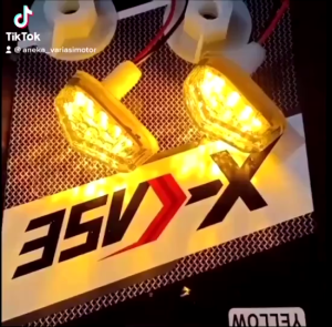 Sein Tempel Lampu Sen Tempel LED D90 X-Case Universal R15 V3 Cbr150r Gsx150 R25 R15 V2 Ninja250 UNIVERSAL BEST SELLER