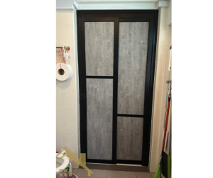 Aluminum Slide and Swing Door (Toilet / Kitchen Entrance / Store room)