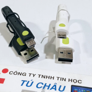 Cáp Micro USB dài 12Cm / Cáp USB 2.0 ra Micro USB (HIệu Apacer - Tồn Kho)