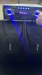 FT STAR 8 Inches Karaoke Micro Component System (Amplifier + Speakers) set - 400Watts BN-307S